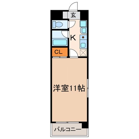 レージュAsanoの物件間取画像